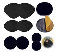 Shoe Hole Repair Patch, 10PCS Self-Adhesive Sneaker Heel Repair Patch, Anti-Abrasive Patches for Running Shoes, Fabric Footwear, and More, Instant Shoe Repair Tool