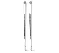 Shoe Horn Stainless Steel Shoe Helper Long Metal Wearer with Hook 2pcs 52cm