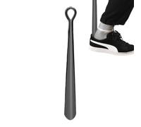 Shoe Horn Tool - Extended Handle No Bend Aid, PET Resin 30cm Heel Sneaker Helper, Fits Boots Loafers Without Crouching, Smooth Curved Polymer Closet Saver | Slip On Stick for Seniors & Disabled