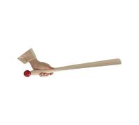 Shoe Horn, Wooden Long Handle, Portable Boot Helper, Use as Back Scratcher, Rounded Edge Anti-Scratch, No Bend Design, Ideal for All Footwear