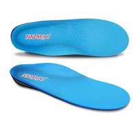 Shoe Insoles Arch Support Inserts Orthotic Insoles for Plantar Fasciitis, Flat Feet, High Arch, Pronation, Heel Spurs & Foot Pain, Sky-blue, Mens 10 - 10 1/2 | Womens 12 - 12 1/2
