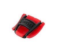 Shoe lace lock clip, innovative for all shoes, easy and effective, 1 pair, Bracks, red-black