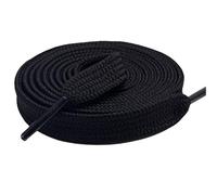 Shoe Laces For Walking Running Flat Wide Trainer Shoelaces Lace Replacement Pair Athletic Shoestrings Replacements For Boot Sneakers Casual Sports Hiking Shoes Men Women Adults (black, 8MM X 120CM)