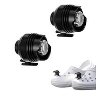 Shoe Lights 2 Pcs Headlights for Croc Christmas IPX5 Waterproof Clog Shoes with 3 Light Modes for Camping Dog Walking Kids Adults Holiday Birthday Gifts Xmas Stocking Stuffing Xmas Gifts