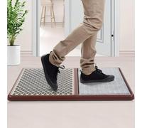 Shoe Mat Shoe Sanitizer Mat, Outdoor Rug, Soles Disinfecting Floor Mat, Sole Floor Mat Clean Sole Floor Mat, Non Slip for Hospital Laboratory Animal Husbandry,Grey