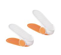 Shoe Organizer | Double Layer Non-Slip Stackable Adjustable Shoe Rack for Closet | for Boots Sneakers Heels Under Bed Wardrobe Shelf Entryway Bedroom