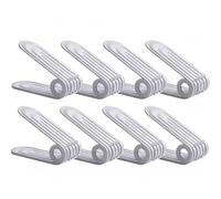 Shoe Organizer Storage Rack, Adjustable Height 5-15cm, Space-Saving Shoe Stacking Solution for Flat Shoes, High Heels, and High-Top Sneakers, 10 Packs