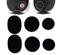 Shoe Patches for Holes - 6 Pieces Polyester Boot Patch Replacement | Self-Adhesive Anti-wear Heel Repair | Surfaces Restoration Quick Repiair Shoes Tool