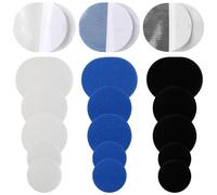 Shoe Patches for Toe Holes, 18Pcs 3 Size 3 Color Self-Adhesive Shoe Repair Patch Abrasion-Resistant Fiber Cloth for Fabric/Mesh/PU Shoes