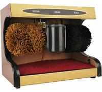 Shoe Polisher Automatic Induction,Electric Shoe Cleaner,Stainless Steel Automatic Induction Shoe Polisher Machine for Dust Removal Polishing,Leather Shoe Cleaning Kit Portable,D