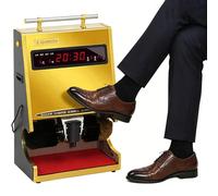 Shoe Polisher Automatic Induction,Electric Shoe Cleaner,Stainless Steel Automatic Induction Shoe Polisher Machine for Dust Removal Polishing,Leather Shoe Cleaning Kit Portable