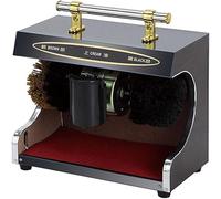 Shoe Polisher Machine, Electric Shoe Shine Machine Automatic Electric Shoe Polishing Machine Buff Polisher Polish Shining Cleaner(Full Wood Grain)