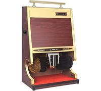 Shoe Polisher Machine, Shoe Shine, Automatic Induction Shoe Polishing Machine, Electric Shoe Polishing Machine with Double Combination Brush for Family Bus Train Subway Station Airport Office Hotel Ba