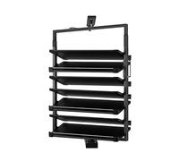 Shoe Rack, 360-Degree Rotating, Double-Sided Display Cabinet, Space-Saving Alloy Steel Organizer for Home and Closet Storage