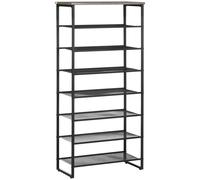 Shoe Rack 8-tier Shoe Storage Shelf 21 - 24 Pair Shoes Hallway