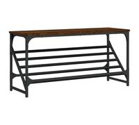 Shoe Rack Cabinet Storage Shelf Brown Oak Engineered Wood vidaXL