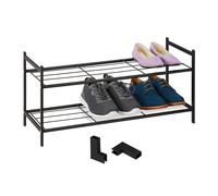 Shoe rack Lightweight Adjustable Shoe Storage Unit Slim shoe organiser 6 Pairs