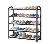 Shoe Rack Organizer - 5 Tier Storage Shelf for Closet, Ideal for Entryway, Living Room, Hallway, Family Bathroom - Efficient Shoe Storage Solution