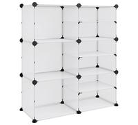 Shoe Rack PP Home Organiser Storage Shelf Black/Transparent Multi Sizes vidaXL