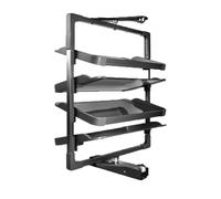 Shoe Rack,Pull Out Shoe Rack Rotating Stackable Pull-Out Storage Cabinet Vertical Shelf Organizer Adjustable，Adjustable 6-Tier Pull-Out Shoe Rack Organizer - 360° Rotating Metal Storage Cabi