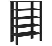 (black, 87.5 cm) vidaXL Shoe Rack Old Wood 61x32x105 cm Engineered Wood shoe storage shoe shelf
