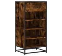 (smoked oak) vidaXL Shoe Rack Smoked Oak 48x38x97.5 cm Engineered Wood shoe storage