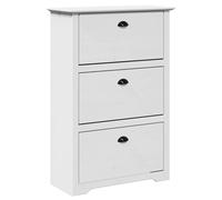 (white) vidaXL Shoe Rack Shoe Cabinet Shoe Storage Shelf Organiser Hallway Cupboard