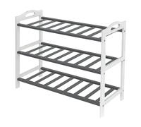 Relaxdays Bamboo shoe rack