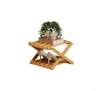 Shoe Rack with Modular Interlocking System for Custom Height Options Between 2 and 9 Tiers Without Tools (2 Layers Yellow)