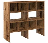 (smoked oak, 2 pcs) vidaXL Shoe Racks 2 pcs Stackable Brown Oak 89.5x30x40 cm shoe storage rack