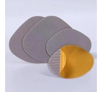 Shoe Repair Patch for Sneaker Vamp Damage with Sticky Insole Cushion and Heel Protector Fabric to Maintain Shoe Shape and Prevent Wear (B Light gray)
