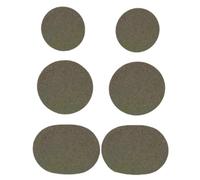 Shoe Repair Patch, Heel Patch, Shoe Heel Repair Sneaker 6 Pieces, Leather Feet Protector, Self-Adhesive Breathable Toeburst Prevention Sticker for Most Types, Black
