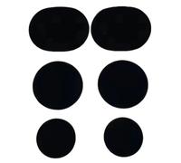Shoe Repair Patches, Pack of 6, Flexible Toe Caps to Prevent Chafing, black, Siehe Beschreibung