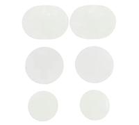 Shoe Repair Patches | Six Piece Self-Adhesive Patch Against Toe Breakouts - Self-Adhesive Patch for Shoe Repair | For Work Shoes, Hiking Shoes, Running Shoes, Sneakers, Boots - Heel, White, Siehe