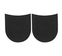 Shoe Repair Rubber Heels - Boot Heel Replacement 1/4 Inch (6.5mm) Thick, Black, L