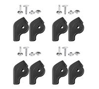 Shoe Repair Set for Trainers - Hiking Shoe Care Accessories | Non-Slip Shoelaces Eyelet Plate for Runners Athletes Hikers Players Walking Hiking Sports Dance Travel Children and Teenagers, black