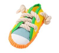 Shoe Shaped Chew Suitable For Small Dogs. Durable And A Squeaking Sound Helps To Care For Teeth And Allows Puppies To Enjoy The Pleasure Of Biting. (A, One Size)
