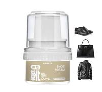 Shoe Shine Polish - 50 ml Instant Boot Conditioner, Black Shoe Wax Applicator, Leather Shoe Care Polish, Waterproof Shine Easy to Boot Wax Polish, Cover Scratch Shoe Care Kit for Steps, Colorless Shoe