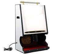 Shoe-shining machine, Kit Multi Brush Polisher Suitable for Hotel Entrance Hall Sales Center,Electric Shoe Shine Machine(Silver)