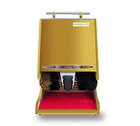 Shoe-shining machine, Vertical Hotel Lobby mall Electric Shoe Brush Machine, 4 Colors Available Brushes, Shine(Gold)
