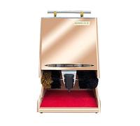 Shoe-shining machine, Vertical Hotel Lobby mall Electric Shoe Brush Machine, 4 Colors Available Brushes, Shine(Rose Gold)