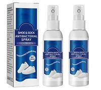 Shoe & Shock Antibacterial Deodorant Spray Foot Odor Eliminator Shoe Deodorizer,Muti-Purpose Foot Odor Control Odor Eaters for Shoes Sneakers Boots Sandals (2 Pcs)