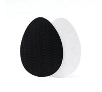 Shoe Sole Anti Slip Grips, Self-Adhesive Sole Stickers Multicolor 90x65mm 2 Pcs(Black)
