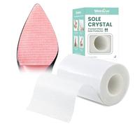 Shoe Sole Bottom Protector Grips - 1 Roll 3.9in*9.8ft - Welnove Invisible Crystal Clear Sole Guard Sticker for Women Red Bottom High Heels - Sole Covers Anti-Slip Pads for Men Boots Dress Shoes