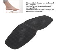 Shoe Sole Protector Non Slip Rubber Pads Forefoot Shoe Bottom Repair Pads for Walking Comfort and Safety Black 4 Pairs
