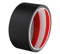 Shoe Sole Protectors - Rubber Black Wave Pattern 100x10cm Non Slip Pads | Rubber Sħoe Sole Protector | Wave Pattern Sħoe Bottom and Heel Non Slip Grips for Safety