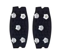 Shoe Spikes - 2-Piece Lightweight Protective Crampons - Winter Hiking Boot Spikes Ice Cleats,for Men Women Activities Running Shopping Adventure Outdoor