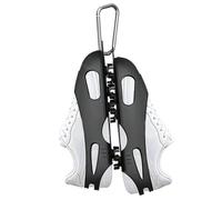 Shoe Spikes - Wear-resistant Silicone with Clips and Hooks, Shoe Grippers - for Walking, Hiking, Mountaineering, Jogging in the Morning, Outdoor Activities and Ice Fishing