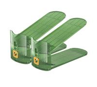 Shoe Stacker, Shoe Slot Organiser, 2 x Shoe Rack, Shoe Compartments, Organiser, Shoe Stacker, Shoe Storage, Space-Saving, Adjustable Double Layer Shoe Holder for Cupboard