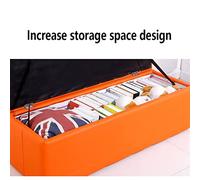Shoe Stool,Bed Bench,sofa Stool,Leather Upholstered Storage Ottoman Bench,for Living Room Bedroom 23.6/31.4/39.3x15.7x15.7 Inch,(60/80/100x40x40 Cm)